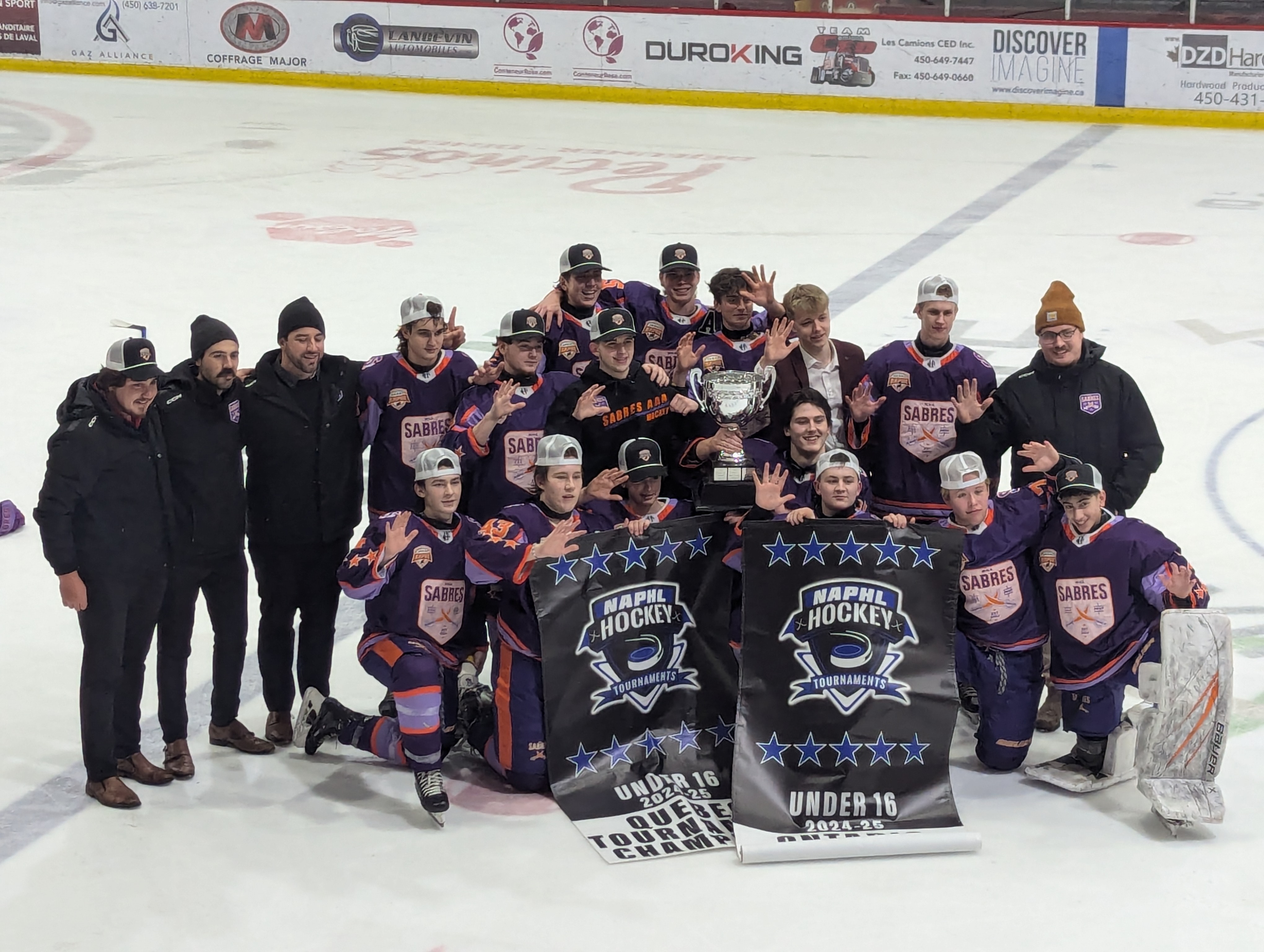 Oxford Sabres championship winning team